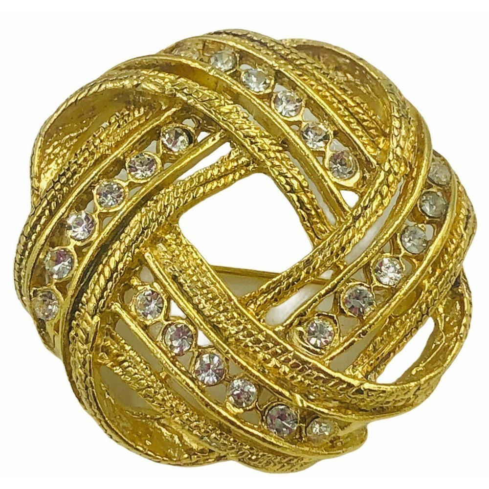 American Classics Rhinestone Crystal Brooch - Picture 1 of 10